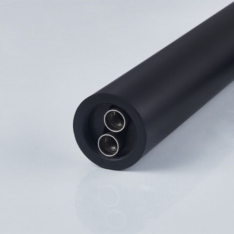 BATERIA UMYWALKOWA ŁAZIENKOWA STOJĄCA WYSOKA NABLATOWA KRAN ARLEY-H-BL CZARNA