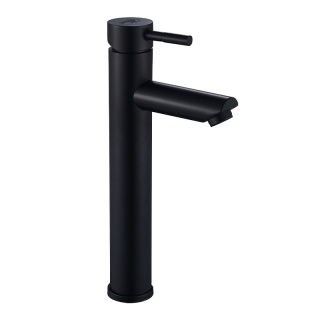 BATERIA UMYWALKOWA ŁAZIENKOWA STOJĄCA WYSOKA NABLATOWA KRAN ARLEY-H-BL CZARNA