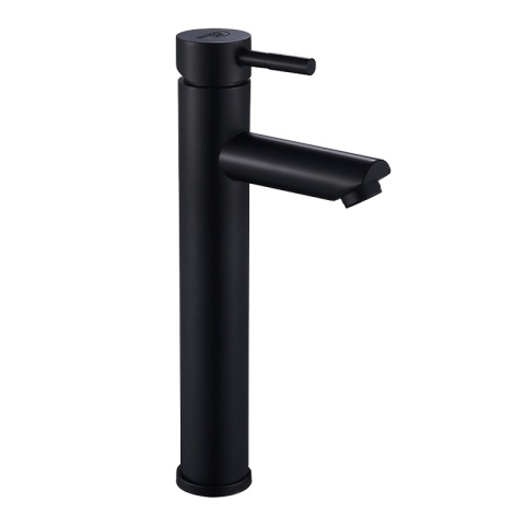 BATERIA UMYWALKOWA ŁAZIENKOWA STOJĄCA WYSOKA NABLATOWA KRAN ARLEY-H-BL CZARNA