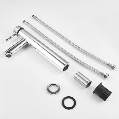 BATERIA UMYWALKOWA ŁAZIENKOWA STOJĄCA WYSOKA NABLATOWA KRAN ARLEY-H-CH CHROM