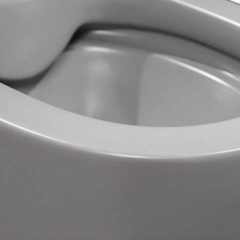 MISKA WC WISZĄCA RIMLESS MIZU-MTGR-RIM-03 SZARY MAT DESKA WOLNOOPADAJĄCA DUROPLAST
