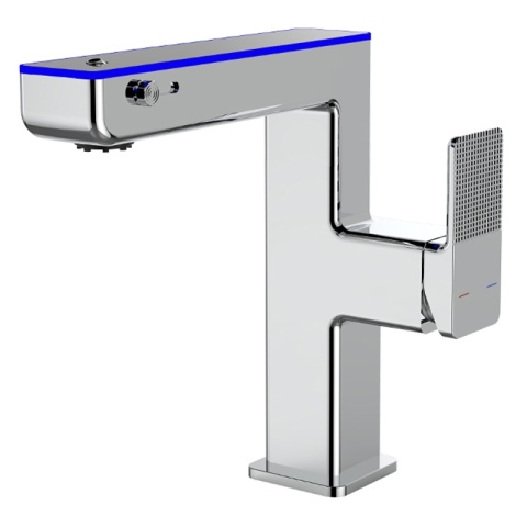 BATERIA UMYWALKOWA STOJĄCA ŁAZIENKOWA MEGI-CH CHROM WYŚWIETLACZ LED