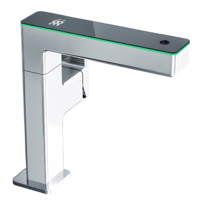 BATERIA UMYWALKOWA STOJĄCA ŁAZIENKOWA MEGI-CH CHROM WYŚWIETLACZ LED