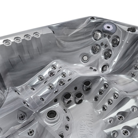 JACUZZI OGRODOWE WANNA SPA748 ODYSSEY OBUDOWA SZARA DESKA F24 230x230 CM