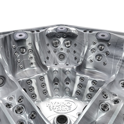 JACUZZI OGRODOWE WANNA SPA748 ODYSSEY OBUDOWA SZARA DESKA F24 230x230 CM