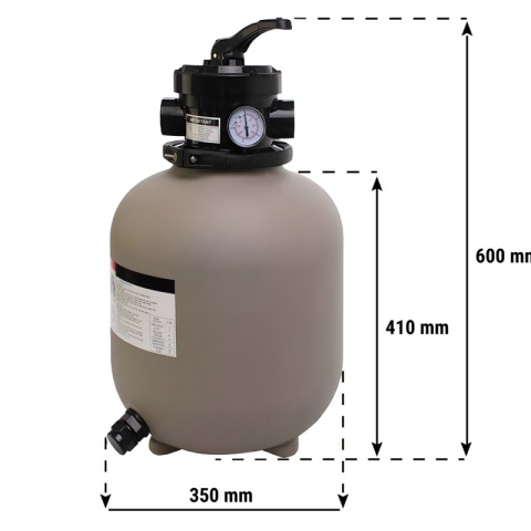 FILTR PIASKOWY DO BASENU 0.10 m² F-PIASKOWY2