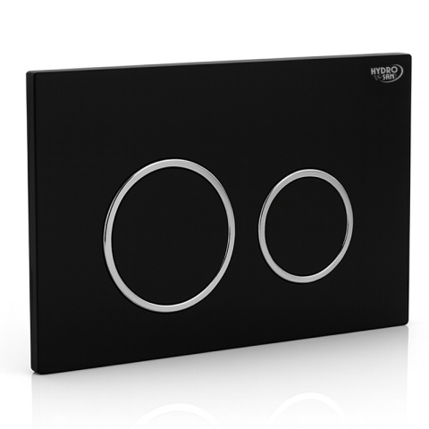 ZESTAW PODTYNKOWY WC STELAŻ HYDROSAN MISKA AQUA-WH-03 PRZYCISK BUTTON-4-BL CZARNY