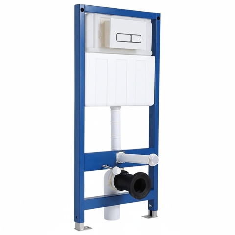 ZESTAW PODTYNKOWY WC STELAŻ HYDROSAN MISKA AQUA-WH-03 PRZYCISK BUTTON-5-BL CZARNY