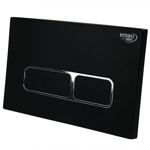 ZESTAW PODTYNKOWY WC STELAŻ HYDROSAN MISKA AQUA-WH-03 PRZYCISK BUTTON-6-BL CZARNY