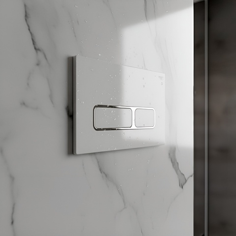 ZESTAW PODTYNKOWY WC STELAŻ HYDROSAN MISKA AQUA-WH-03 PRZYCISK BUTTON-6-WH BIAŁY