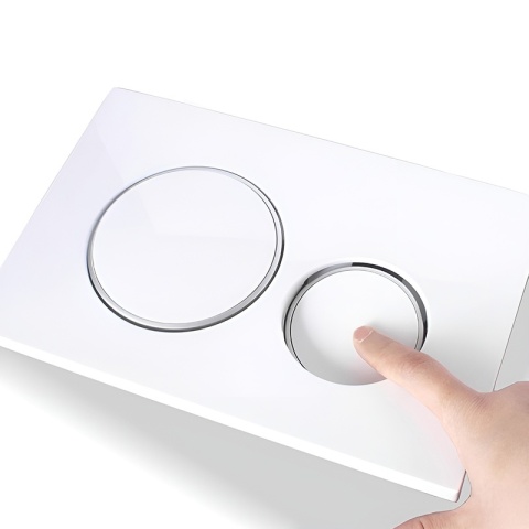 ZESTAW PODTYNKOWY WC STELAŻ HYDROSAN MISKA MIZU-GL-BL-RIM-03 PRZYCISK BUTTON-4-WH BIAŁY