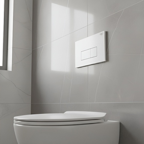 ZESTAW PODTYNKOWY WC STELAŻ HYDROSAN MISKA MIZU-GL-BL-RIM-03 PRZYCISK BUTTON-5-WH BIAŁY