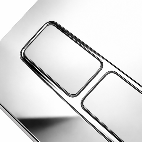 ZESTAW PODTYNKOWY WC STELAŻ HYDROSAN MISKA MIZU-GL-BL-RIM-03 PRZYCISK BUTTON-6-CH CHROM