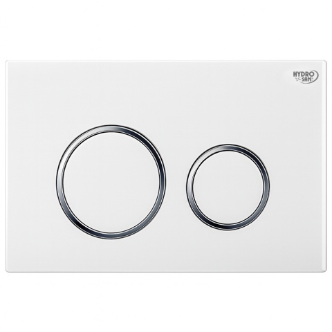 ZESTAW PODTYNKOWY WC STELAŻ HYDROSAN MISKA MIZU-GL-WH-RIM-03 PRZYCISK BUTTON-4-WH BIAŁY