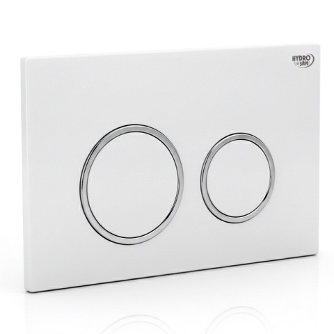 ZESTAW PODTYNKOWY WC STELAŻ HYDROSAN MISKA MIZU-GL-WH-RIM-03 PRZYCISK BUTTON-4-WH BIAŁY