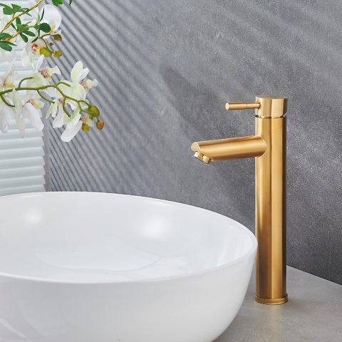 BATERIA UMYWALKOWA ŁAZIENKOWA ARLEY-H ZŁOTA