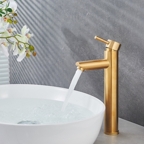 BATERIA UMYWALKOWA ŁAZIENKOWA ARLEY-H ZŁOTA