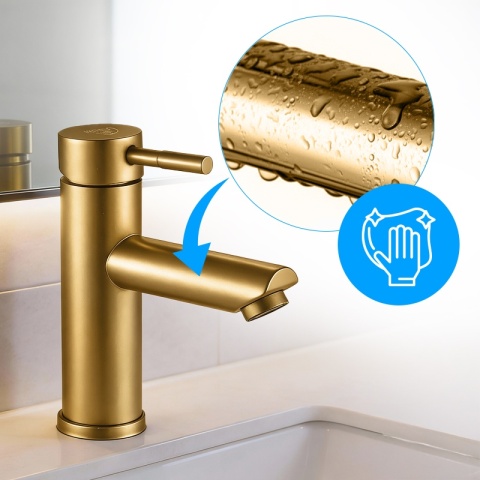 BATERIA UMYWALKOWA ŁAZIENKOWA ARLEY ZŁOTA