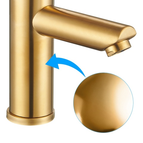 BATERIA UMYWALKOWA ŁAZIENKOWA ARLEY ZŁOTA