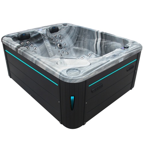 JACUZZI OGRODOWE WANNA SPA705 ODYSSEY OBUDOWA ANTRACYT 210x170 CM