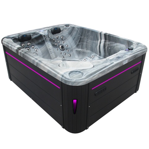 JACUZZI OGRODOWE WANNA SPA705 ODYSSEY OBUDOWA ANTRACYT 210x170 CM