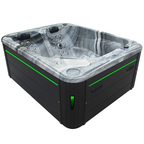 JACUZZI OGRODOWE WANNA SPA705 ODYSSEY OBUDOWA ANTRACYT 210x170 CM