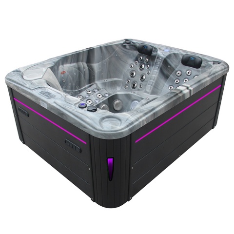 JACUZZI OGRODOWE WANNA SPA705 ODYSSEY OBUDOWA ANTRACYT 210x170 CM