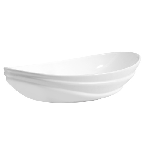 UMYWALKA NABLATOWA CERAMICZNA OWALNA LAVI-WH-LN-625 BIAŁY POŁYSK 62x36 CM