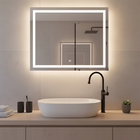 UMYWALKA NABLATOWA CERAMICZNA OWALNA NEO-WH-605 BIAŁY POŁYSK 60x42 CM