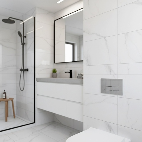 ZESTAW PODTYNKOWY WC STELAŻ HYDROSAN MISKA AQUA-WH-03 PRZYCISK BUTTON-6-CH CHROM