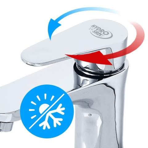 BATERIA UMYWALKOWA ŁAZIENKOWA AKRON CHROM