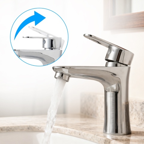 BATERIA UMYWALKOWA ŁAZIENKOWA AKRON CHROM