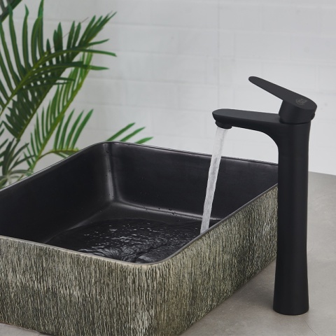 BATERIA UMYWALKOWA ŁAZIENKOWA AKRON-H CZARNA