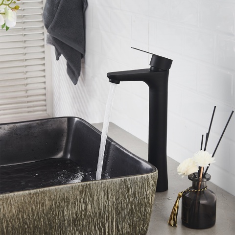 BATERIA UMYWALKOWA ŁAZIENKOWA AKRON-H CZARNA