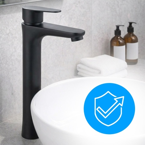 BATERIA UMYWALKOWA ŁAZIENKOWA AKRON-H CZARNA