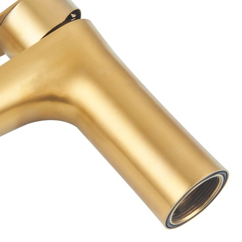 BATERIA UMYWALKOWA ŁAZIENKOWA NABLATOWA STOJĄCA JEDNOUCHWYTOWA AKRON ZŁOTA