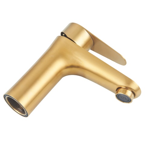 BATERIA UMYWALKOWA ŁAZIENKOWA NABLATOWA STOJĄCA JEDNOUCHWYTOWA AKRON ZŁOTA