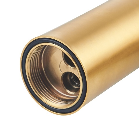 BATERIA UMYWALKOWA ŁAZIENKOWA NABLATOWA STOJĄCA JEDNOUCHWYTOWA AKRON ZŁOTA