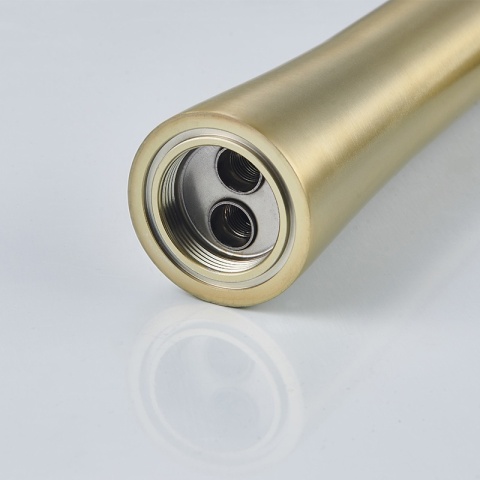 BATERIA UMYWALKOWA ŁAZIENKOWA STOJĄCA NABLATOWA AKRON-H ZŁOTA SZCZOTKOWANA