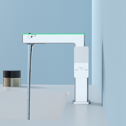 BATERIA UMYWALKOWA STOJĄCA ŁAZIENKOWA MEGI-CH CHROM WYŚWIETLACZ LED