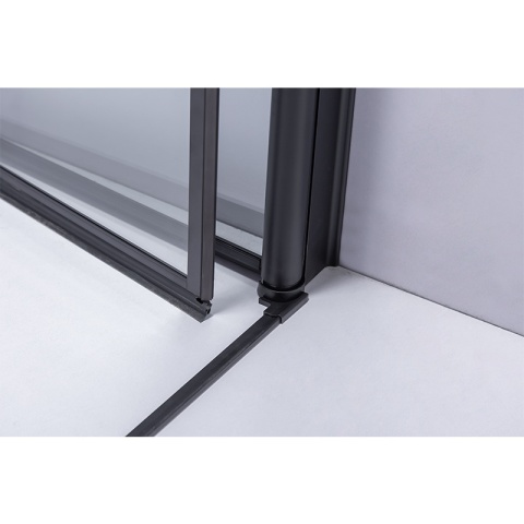 KABINA PRYSZNICOWA KWADRATOWA ZES-BS05C-100 CZARNA 100x100 CM