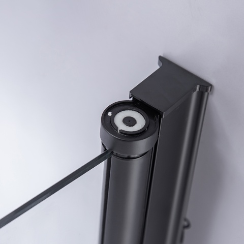 KABINA PRYSZNICOWA KWADRATOWA ZES-BS05C-100 CZARNA 100x100 CM