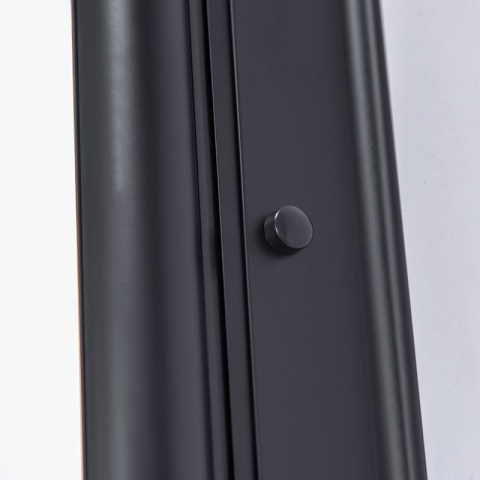 KABINA PRYSZNICOWA KWADRATOWA ZES-BS05C-100 CZARNA 100x100 CM