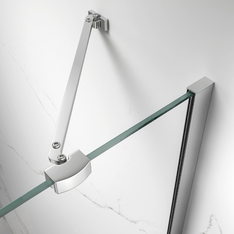 KABINA PRYSZNICOWA PROSTOKĄTNA ZES-KZ12C-110X80 CHROM 110X80 CM