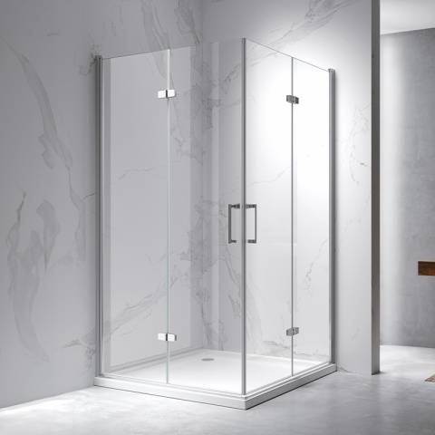 KABINA PRYSZNICOWA PROSTOKĄTNA ZES-KZ13B-110X90 CHROM 110x90 CM