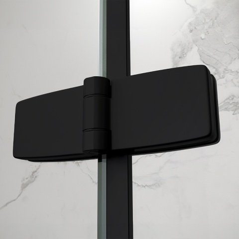 KABINA PRYSZNICOWA PROSTOKĄTNA ZES-KZ13B-BL-110X90 CZARNA 110x90 CM