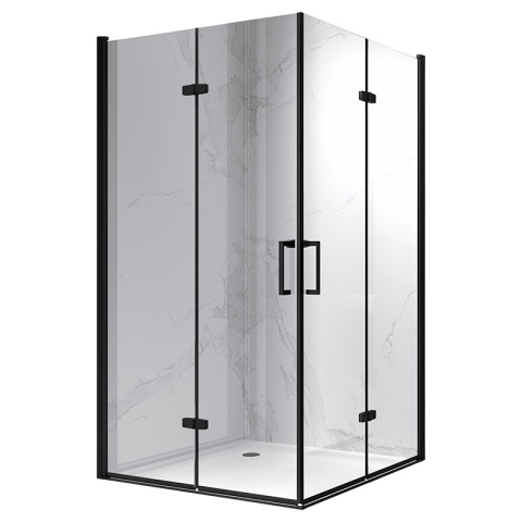 KABINA PRYSZNICOWA PROSTOKĄTNA ZES-KZ13C-BL-120X90 CZARNA 120x90 CM