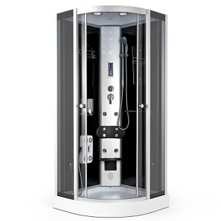 KABINA PRYSZNICOWA Z HYDROMASAŻEM I SAUNĄ WSH7118S 100x100 CM