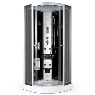 KABINA PRYSZNICOWA Z HYDROMASAŻEM I SAUNĄ WSH7120S 90x90 CM