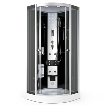 KABINA PRYSZNICOWA Z HYDROMASAŻEM I SAUNĄ WSH7180S 80x80 CM